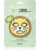 Skin79 Animal For Angry Cat maska iz platna z vlažilnim in pomirjajočim učinkom 23 g