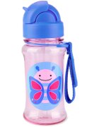 Skip Hop Zoo Tritan steklenička s slamico Butterfly 12m+ 1 kos