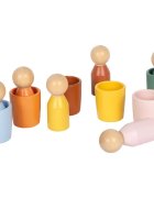 Small foot Montessori komplet igrač iz lesa 12m+ 12 kos