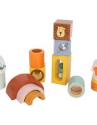 Small foot Safari kocke za otroke 12 m+ 12 kos