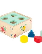 Small foot Shape-Fitting Cube Forest aktivnostna vstavljanka iz lesa 12 m+ 5 kos