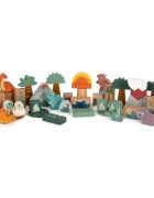 Small foot Wooden Building Blocks Dino aktivnostna igrača iz lesa 12 m+ 34 kos