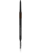 Smashbox Brow Tech Matte Pencil samodejni svinčnik za obrvi s krtačko odtenek Dark Brown 0.09 g