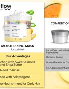 so!flow Curly Hair Nourishing Mask hranilna maska za kodraste lase 400 ml