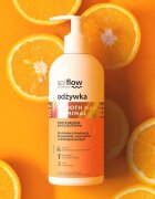 so!flow Frizzy and Dry Hair Protein-Emollient Conditioner balzam za glajenje las proti krepastim lasem 300 ml