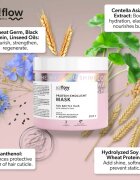 so!flow High Porosity Hair Protein-Emollient Mask maska za okrepitev las za lomljive in izčrpane lase 400 ml