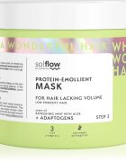 so!flow Low Porosity Hair Protein-Emollient Mask maska za lase brez volumna 400 ml
