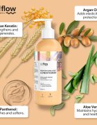 so!flow Medium Porosity Hair Protein-Emollient Conditioner vlažilni in gladilni balzam proti krepastim lasem 400 ml