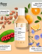 so!flow Sensual Moisturizing Shower Milk losjon za telo Orange With Cardamom 400 ml
