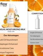 so!flow Sensual Moisturizing Shower Milk losjon za telo Orange With Cardamom 400 ml