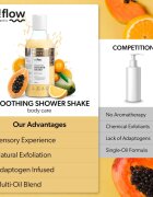 so!flow Smoothing Shower Shake gel za prhanje za vse tipe kože Papaya & Orange 400 ml