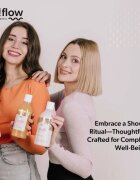 so!flow Smoothing Shower Shake gel za prhanje za vse tipe kože Pithaja & Pomegranate 400 ml