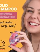 Soaphoria Hair Care Solid Shampoo organski trdi šampon za valovite in kodraste lase 80 g