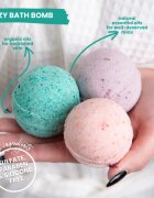 Soaphoria Inhale Exhale Freshness šumeča kopalna kroglica Svěžest 85 g