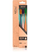 SOFTdent ECO Medium zobna ščetka 3 kos