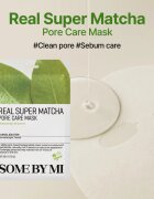 Some By Mi Clinical Solution Super Matcha Pore Care Mask negovalna maska iz platna za zmanjšanje por in mat videz kože 20 g