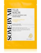 Some By Mi Yuja Niacin Blemish Care Serum Mask revitalizacijska maska iz platna za mastno in problematično kožo 25 g