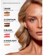 SOSU Cosmetics Complete Canvas Complexion Palette večnamenska paleta za obraz odtenek Medium 26.4 g