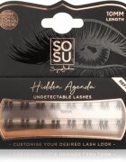 SOSU Cosmetics Hidden Agenda Undetectable Lashes šopaste lepilne trepalnice brez vozlička 10 mm