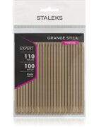 Staleks Expert Orange stick leseni potiskač obnohtne kožice 100 kos