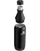 Stanley All Day Slim Bottle steklenica za vodo iz nerjavnega jekla majhna Black Gloss 1 kos