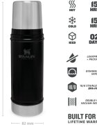 Stanley Classic Legendary Bottle termovka Matte Black 1 kos