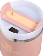Stanley Quencher H2.O FlowState™ Tumbler lonček iz nerjavečega jekla s slamico majhen Peach Rose 1 kos