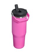 Stanley Quencher H2.O FlowState™ Tumbler lonček iz nerjavečega jekla s slamico srednja Hot Pink 1 kos