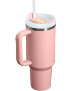 Stanley Quencher H2.O FlowState™ Tumbler lonček iz nerjavečega jekla s slamico velik Peach Rose 1 kos