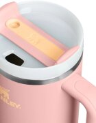 Stanley Quencher H2.O FlowState™ Tumbler lonček iz nerjavečega jekla s slamico velik Peach Rose 1 kos