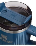 Stanley Quencher H2.O Fluted Tumbler lonček iz nerjavečega jekla s slamico majhen Glacial Blue Shine 1 kos