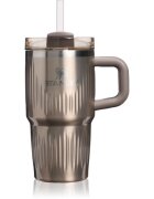 Stanley Quencher H2.O Fluted Tumbler lonček iz nerjavečega jekla s slamico majhen Pale Gold Shine 1 kos