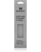 Stanley The Quencher Tumbler Straws nadomestne slamice 1180 ml Clear 4 kos
