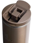 Stanley Transit Fliptop Mug termo lonček majhen Pale Gold Shine 350 ml