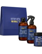 Steve's No Bull***t Hair Care Trio Box darilni set za lase za moške
