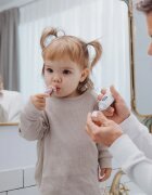 Suavinex Baby Training Toothbrush zobna ščetka za otroke 0-2 y Green 1 kos