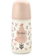 Suavinex Birdies Anticolic Baby Bottle steklenička za dojenčke Pink 270 ml
