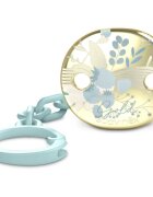 Suavinex Gold Premium Pacifier Clip držalo za dudo Blue 1 kos