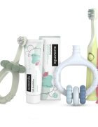 Suavinex Gum Massager grizalo 0 m+ Blue 1 kos