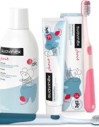 Suavinex Junior 6 y+ zobna ščetka za otroke Pink 1 kos