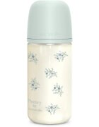 Suavinex Poetry SX Pro Physiological Glass M steklenička za dojenčke 3 m+ Medium Flow - Blue 1 kos