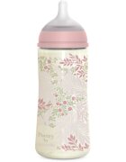 Suavinex Poetry SX Pro Physiological L steklenička za dojenčke 6 m+ Dense Flow - Pink 1 kos