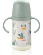 Suavinex Walk Second steklenička za otroke z ročaji 6 m+ Green 1 kos