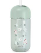 Suavinex Wild & Free Bottle steklenička s slamico Green 18m+ 340 ml