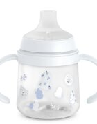 Suavinex Wild & Free Bottle With Soft Spout steklenička z ročaji Blue 150 ml