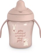 Suavinex Wonderland Learning Cup otroški lonček Pink 200 ml