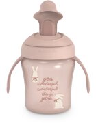 Suavinex Wonderland Learning Cup otroški lonček Pink 200 ml