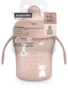 Suavinex Wonderland Learning Cup otroški lonček Pink 200 ml
