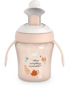 Suavinex Wonderland Learning Cup otroški lonček Rose 1 kos