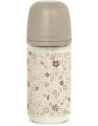 Suavinex Wonderland SX PRO +3 MF steklenička za otroke Cream-Coloured Flower 240 ml